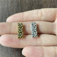 Zinc Alloy Spacer Beads, Rectangle, plated, vintage & DIY 