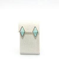 Turquoise Zinc Alloy Earring, with turquoise, fashion jewelry & for woman, green 