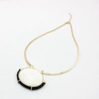 Collier de coquillages, alliage de zinc, avec coquille, bijoux de mode & pour femme Environ 17.71 pouce, Vendu par PC