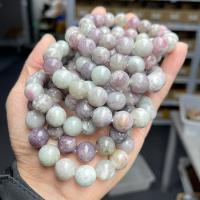 Gemstone Bracelets, Lilac Beads, Round, polished, fashion jewelry & for woman, 12mm Approx 18 cm 