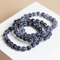 Agate Bracelets, Round, polished, fashion jewelry & for woman 8mm Approx 18 cm 