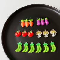 Imitation alimentaires pendants de résine, forme alimentaire, DIY & styles différents pour le choix, plus de couleurs à choisir, Environ Vendu par sac