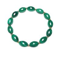 Malachite Bracelets, for woman, green Approx 38 cm 