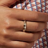 Нержавеющая сталь Rhinestone палец кольцо, Нержавеющая сталь 304, Другое покрытие, ювелирные изделия моды & разный размер для выбора & со стразами, Много цветов для выбора, размер:6-9, продается PC