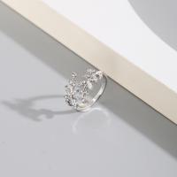 Anillo de dedo de aleación de Zinc, Joyería & diferentes estilos para la opción & para mujer & con diamantes de imitación, Vendido por UD