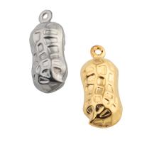 Stainless Steel Pendants, 304 Stainless Steel, Peanut, plated, DIY Approx 1mm 