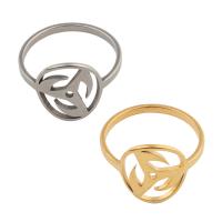Stainless Steel Finger Ring, 304 Stainless Steel, plated, Unisex US Ring .5 
