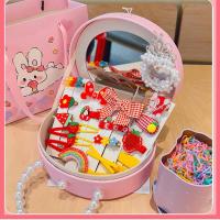 Children Hair Jewelry Set, PU Leather, with Cloth, for children [