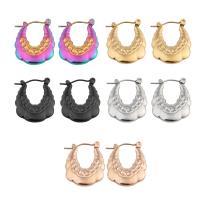 Stainless Steel Leverback Earring, 304 Stainless Steel, Vacuum Ion Plating, fashion jewelry & for woman & hollow 