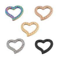 Stainless Steel Heart Pendants, 304 Stainless Steel, Vacuum Ion Plating, fashion jewelry & Unisex Approx [