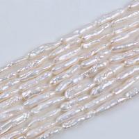 Biwa Cultured Freshwater Pearl Beads, DIY, white, 4-8mm Approx 36 cm 
