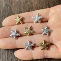 Zinc Alloy Spacer Beads, Starfish, plated, vintage & DIY 