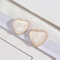 Resin Zinc Alloy Earring, with Resin & fashion jewelry & for woman, 26mm 