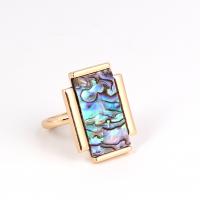 Shell Finger Ring, Zinc Alloy, fashion jewelry & for woman 