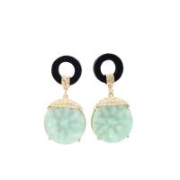 Resin Zinc Alloy Earring, with Acetate & Resin & fashion jewelry & for woman 