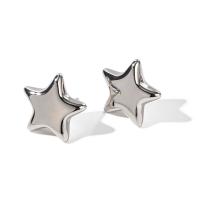 Stainless Steel Stud Earring, 304 Stainless Steel, Star, fashion jewelry & for woman 
