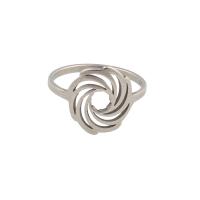 Stainless Steel Finger Ring, 304 Stainless Steel, plated, Unisex, silver color, US Ring .5 