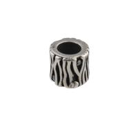 Stainless Steel Large Hole Beads, 304 Stainless Steel, plated, DIY, original color Approx 8mm [