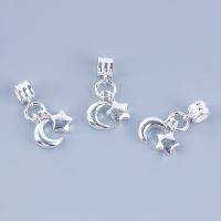 Sterling Silver European Pendants, 925 Sterling Silver, fashion jewelry & DIY 3.5mm [