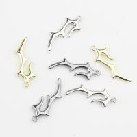 Zinc Alloy Jewelry Pendants, Antlers, plated, DIY Approx 