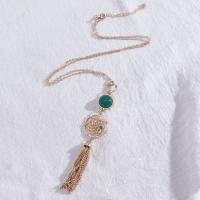 Fashion Fringe Necklace, Zinc Alloy, fashion jewelry & for woman Approx 23.62 Inch 
