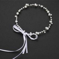 Diadema  de Bisuteria, fundición, con Perlas plásticas, Joyería & para mujer, más colores para la opción, 350mm, Vendido por UD
