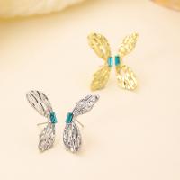 Cubic Zircon (CZ) Stud Earring, Zinc Alloy, Bowknot, fashion jewelry & micro pave cubic zirconia & for woman 