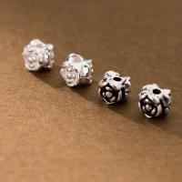 Perles intercalaires en argent , argent sterling 925, Rose, Placage, DIY, plus de couleurs à choisir Environ 1.8mm, Vendu par PC
