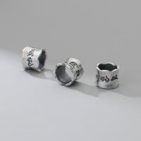 Sterling Silber Spacer Perlen, 925er Sterling Silber, Modeschmuck & DIY, 8.8x7.2mm,6.5mm, verkauft von PC
