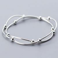 Sterling Silver Bracelets, 925 Sterling Silver, fashion jewelry & for woman, 44cm 
