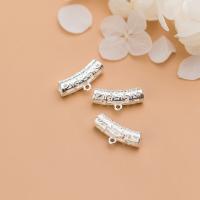 Sterling Silver Tube Beads, 925 Sterling Silver, fashion jewelry & DIY 3.2mm 