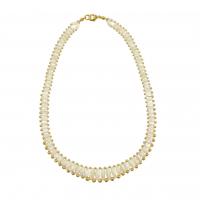 Ожерелье, Ракушка, с Латунь, плакирован золотом, ювелирные изделия моды & Женский  длина:Приблизительно 540 мм, продается PC