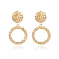 Zinc Alloy Drop Earring, Geometrical Pattern, plated, fashion jewelry & for woman & hollow, 35-70mm 