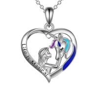 Enamel Zinc Alloy Necklace, with 5cm extender chain, Heart, plated, fashion jewelry & for woman & hollow Approx 45 cm 