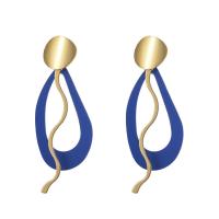Eisen Ohrhänger, Spritzlackierung, Modeschmuck & für Frau, 85x37mm, verkauft von Paar