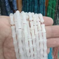 Einzelne Edelstein Perlen, Bambus, DIY & verschiedenen Materialien für die Wahl, 5x12mm, ca. 32PCs/Strang, verkauft von Strang