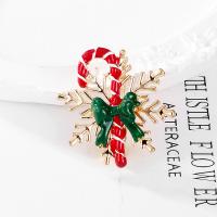 Zinc Alloy Jewelry Brooch, with enamel, plated, Christmas Design & fashion jewelry & for woman 