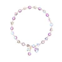 Gemstone Bracelets, Labradorite, with Brass, Double Layer & fashion jewelry & for woman, purple Approx 14.2 Inch 