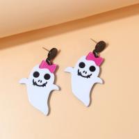 Acrylic Drop Earring, Halloween Jewelry Gift & for woman 