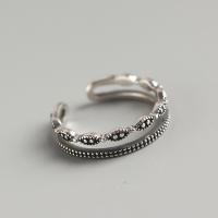 Стерлингового серебра кольцо, 925 пробы, маска, ювелирные изделия моды & Женский & отверстие, внутренний диаметр:Приблизительно 16.5mm, продается PC