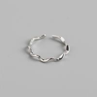 Sterling Silver Finger Ring, 925 Sterling Silver, polished, fashion jewelry & for woman, 2.5mm, Inner Approx 16.2mm 