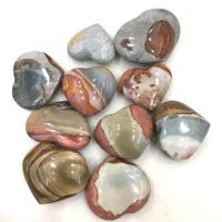 Single Gemstone Beads, Ocean Jasper, Heart, DIY, 50mm 