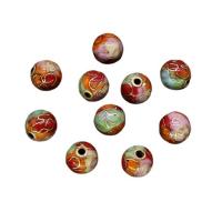 Cloisonne Beads, DIY, mixed colors, 8mm [