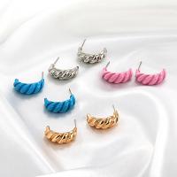 Zinc Alloy Stud Earring, plated, fashion jewelry & for woman 22mm 