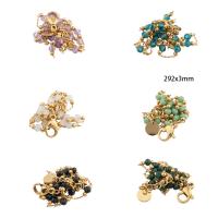 Bracelets en acier inoxydable bijoux, Acier inoxydable 304, avec cristal, Placage ionique sous vide, pour femme, plus de couleurs à choisir Environ 29.2 cm, Vendu par PC
