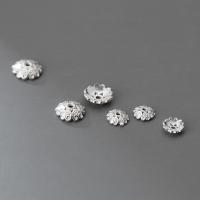 Sterling Silber Perlenkappen, 925er Sterling Silber, Modeschmuck & DIY & verschiedene Größen vorhanden, keine, verkauft von PC[