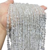 Natural Clear Quartz Beads, Nuggets, polished, DIY, 6-8mm, Approx 