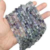 Fluorite Beads, Natural Fluorite, Nuggets, polished, DIY, 6-8mm, Approx 