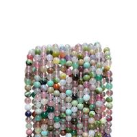 Gemischte Farbe Quarz Perlen, Natürlicher Quarz, rund, DIY & verschiedene Größen vorhanden, farbenfroh, verkauft von Strang