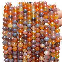 Agate Beads, Yanyuan Agate, Round, polished, DIY [